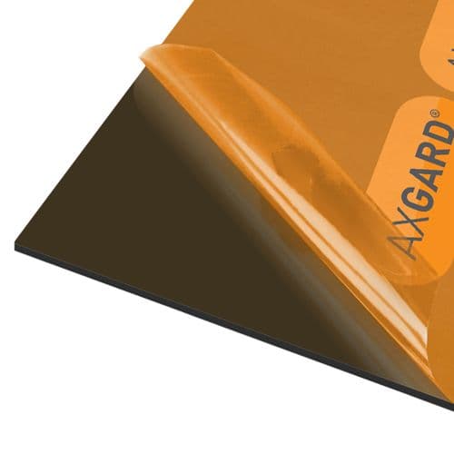 Axgard 4mm Bronze Impact Resistant Polycarbonate Glazing Sheets - All Sizes