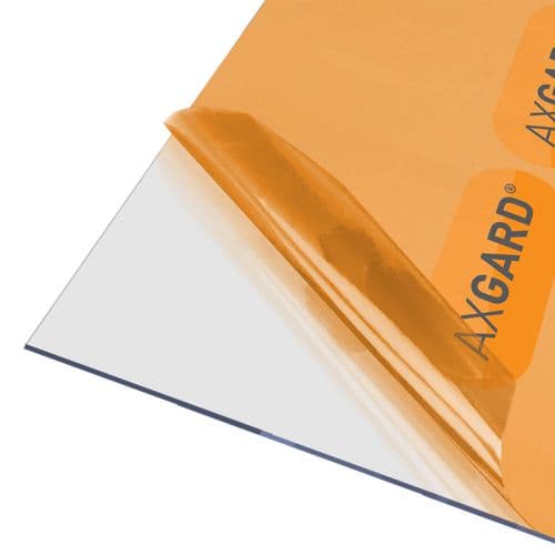Axgard 5mm Clear Impact Resistant Polycarbonate Glazing Sheets - All Sizes