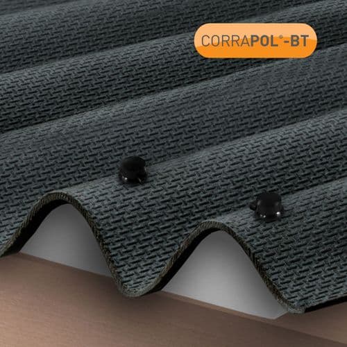 Corrapol-BT Black Bitumen Corrugated Roof Sheets