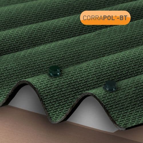 Corrapol-BT Green Bitumen Corrugated Roof Sheets