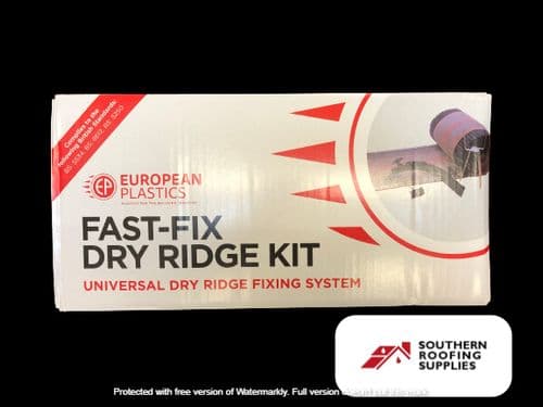 European Plastics Dry Ridge Kit - 6m Pack