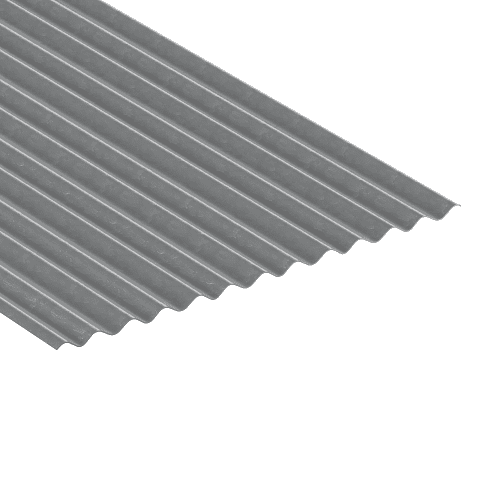 Galvanised Steel Corrugated 14 x 3 Roof Sheets 2.440m (8ft.)