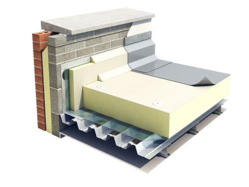Kingspan TR27 Flat Roof Insulation Board - 90mm x 1200mm x 1200mm - 30.24m2
