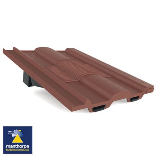Manthorpe GTV-CS Inline Castellated  Roof Tile Vent - All Colours