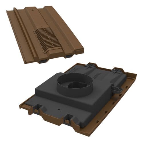 Manthorpe GTV-MC  Inline Mini-Castellated Roof Tile Vent - All Colours