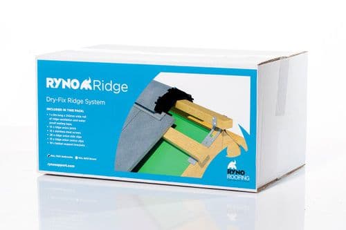 Ryno Roofing Dry Fix Vent Ridge Roll Kit - 6m Anthracite Grey