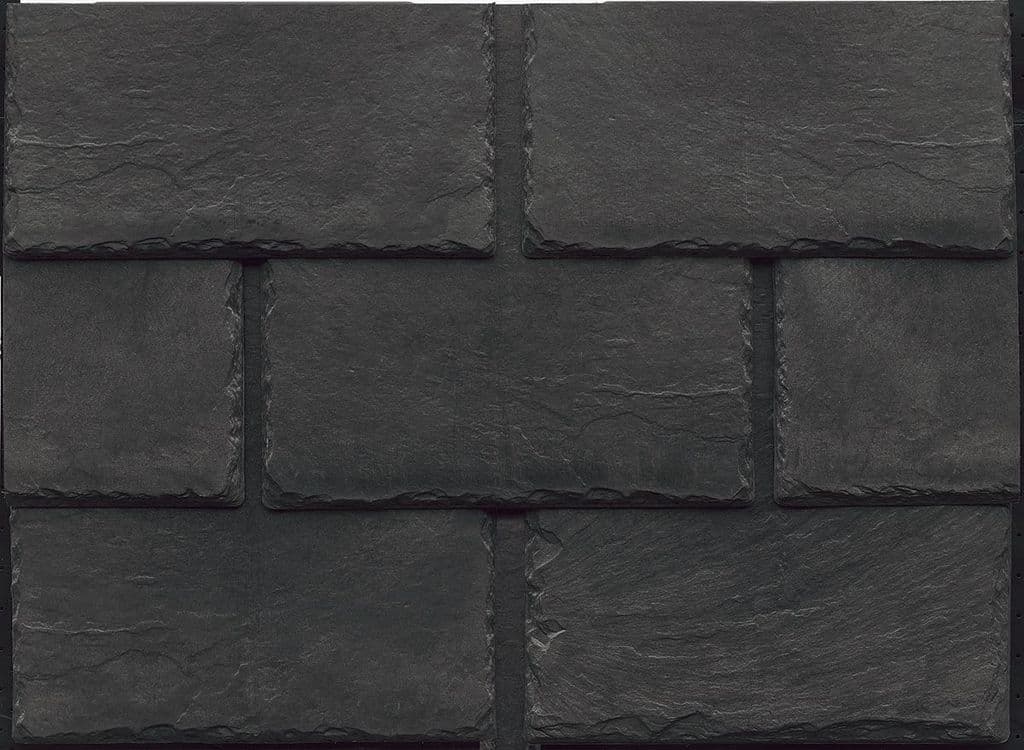 Tapco  Classic Synthetic Slate Tile - Stone Black (25 Pack)