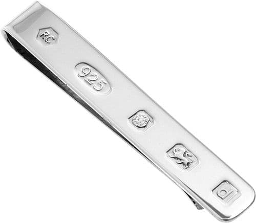 Carrs Sterling Silver Tie Slide Tie/A