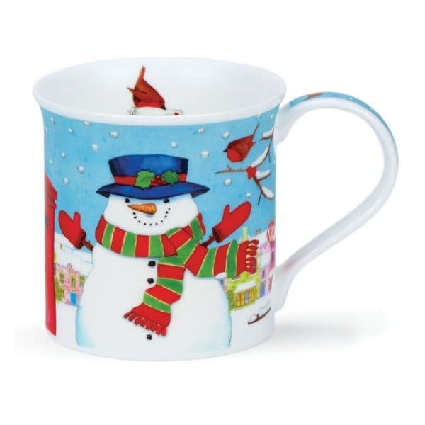 Dunoon Bute Christmas Post Snowman Mug