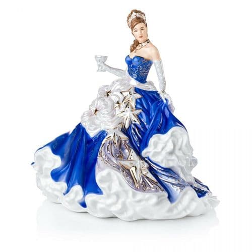 English Ladies Congratulations Series Sapphire Figurine