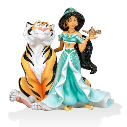 English Ladies Disney Aladdin Princess Jasmine & Rajah Figurine