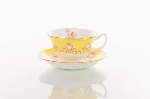 English Ladies Disney Beauty & the Beast Belle Tea Cup & Saucer