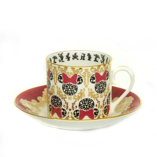 English Ladies Disney Modern Minnie Mouse Cup & Saucer