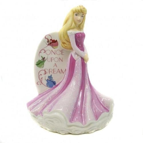 English Ladies Disney Sleeping Beauty Princess Aurora Flatback Figurine