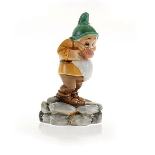English Ladies Disney Snow White Diamond Mine Bashful Dwarf Figurine