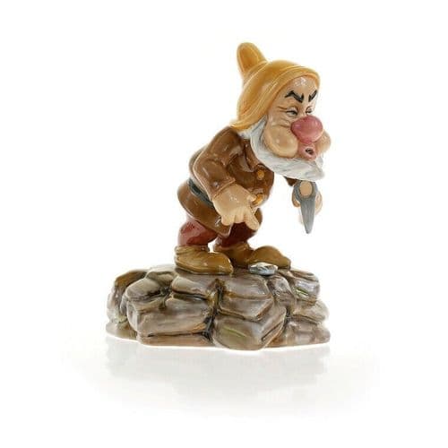 English Ladies Disney Snow White Diamond Mine Sneezy Dwarf Figurine