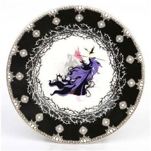 English Ladies Disney Villains Maleficent 6" Cake Plate