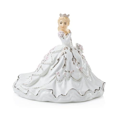 English Ladies Thelma Madine Mini Gypsy Rose Bride Figurine : Blonde