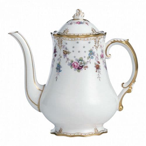 Royal Crown Derby 1st Quality Antoinette Coffee Pot