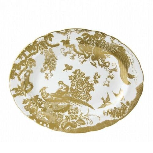 Royal Crown Derby 1st Quality Gold Aves 34cm Small Serving Platter