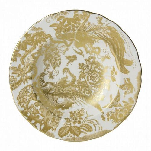 Royal Crown Derby 1st Quality Gold Aves 8" Soup Bowl