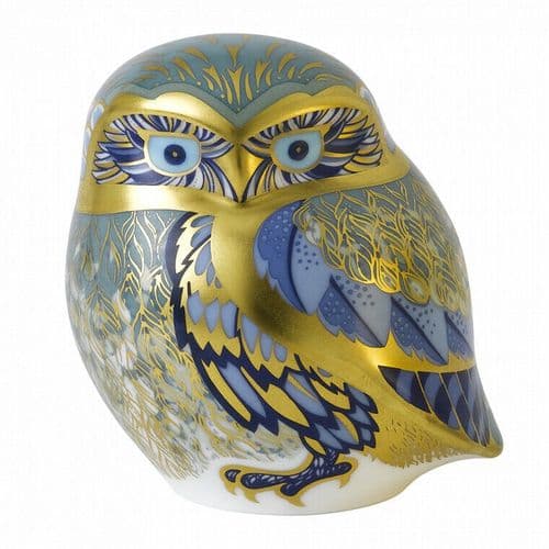 Royal Crown Derby 1st Quality Nightingale Owl Paperweight