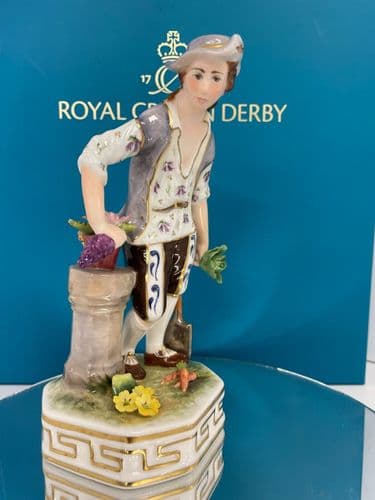 Royal Crown Derby 1st Quality Sculptural Elements Earth Figurine