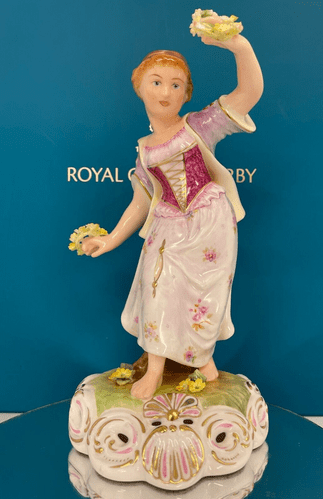 Royal Crown Derby 1st Quality Sculptural Figurine : Spring
