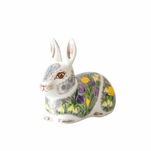 Royal Crown Derby 1st Quality Springtime Bunny Paperweight