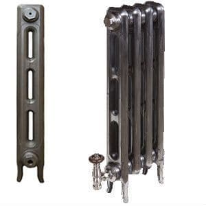 Edwardian 2 Column Cast Iron Radiators 760mm assembled to your exact requirements