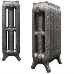 Decorative 765mm Rococo 3 column Cast Iron Radiators assembled and finished to your exact requirements