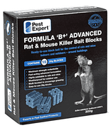 Pest Expert Formula 'B' Mouse Poison Bait Blocks 300g (15 blocks)