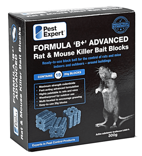 Rat Poison Bait Blocks 8 Pack/225g. Pest-Expert.com