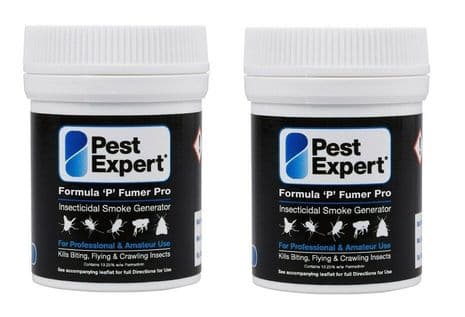 Pest Expert Formula P Pro Fumer Carpet Moth Smoke Bombs (Twinpack)