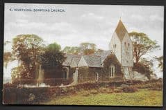 'SOMPTING CHURCH' EAST WORTHING - (CELESQUE SERIES) POSTCARD
