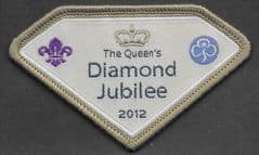 'THE QUEENS DIAMOND JUBILEE 2012' BADGE