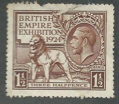 1924 1.5d 'BRITISH EMPIRE EXHIBITION' FINE USED*