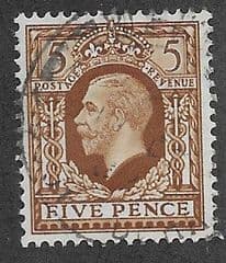 1934 5d 'YELLOW BROWN' FINE USED