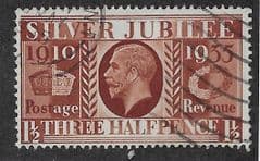 1935 1.5d 'SILVER JUBILEE' FINE USED