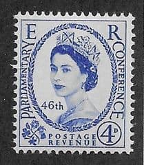 1957 U/M 4d '46TH PARLIAMENTARY CONFERENCE'