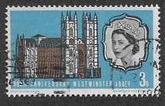 1966 3d '900TH ANN OF WESTMINSTER ABBEY' FINE USED