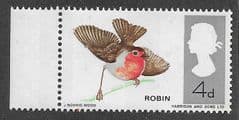 1966 U/M 4d 'BIRDS - ROBIN' (ORD)