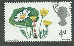 1967 4d 'WILD FLOWERS'  (ORD)  FINE USED