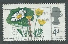 1967 4d 'WILD FLOWERS' (PHOS)  FINE USED
