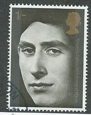 1969 1/- ' HRH PRINCE OF WALES ' FINE USED