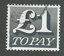 1970 £1.00 'BLACK'  FINE USED