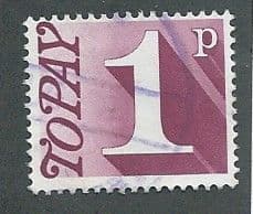 1970 1P 'REDDISH PURPLE'    FINE USED