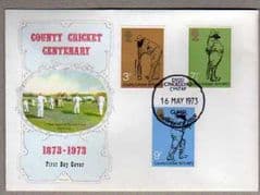 1973 COUNTY CRICKET FDC,WELSH CDS