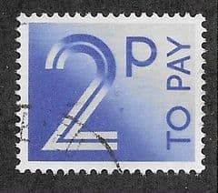 1982 2P 'BRIGHT BLUE'  TO PAYS   FINE USED
