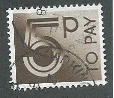 1982 5P 'SEPIA'  TO PAYS    FINE USED